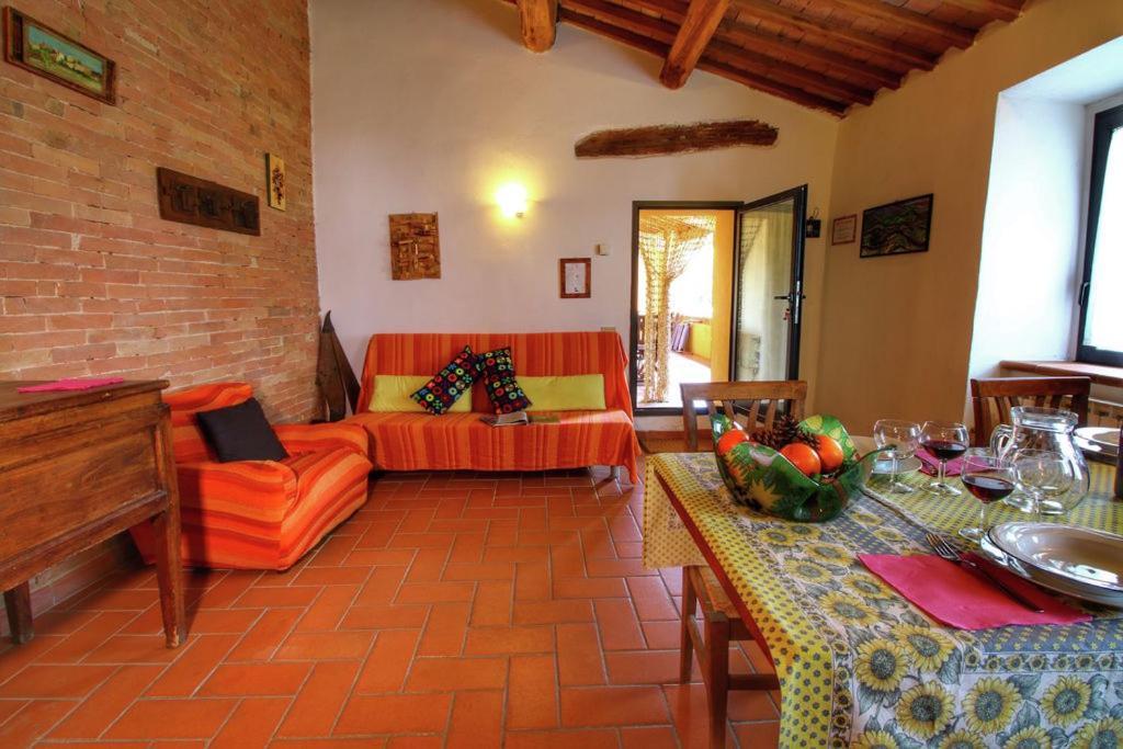 Podere Il Tigliolo Castiglione dʼOrcia Kültér fotó